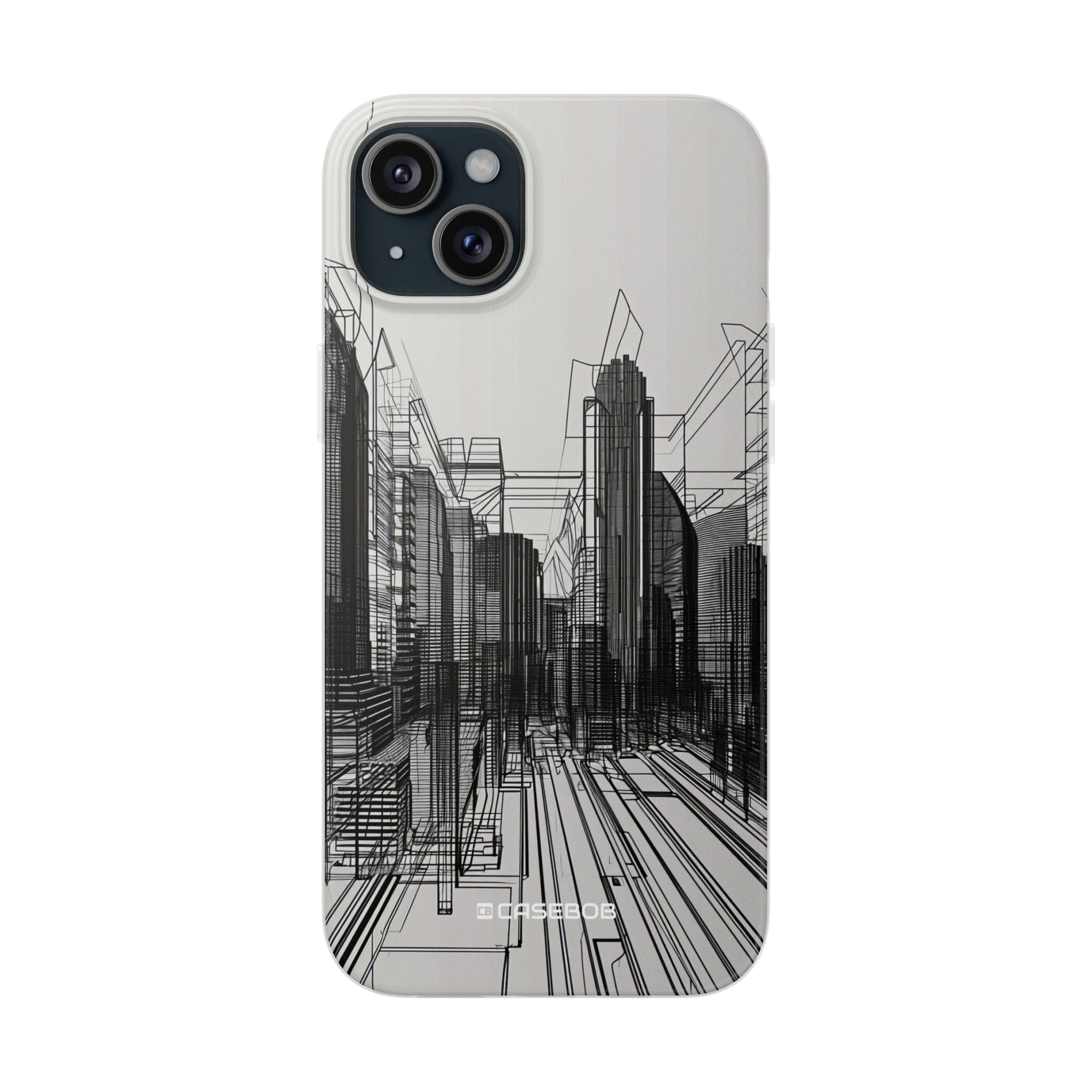 Urban Wireframe | Flexible Phone Case for iPhone