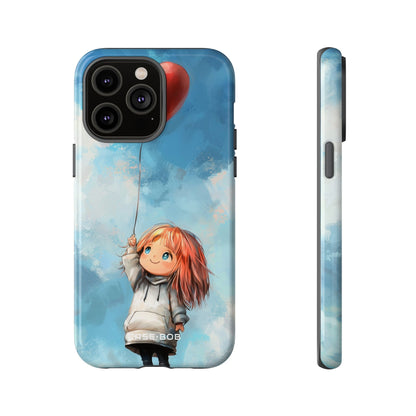 Heart Balloon Whimsy iPhone 14 Pro Max Case - Tough