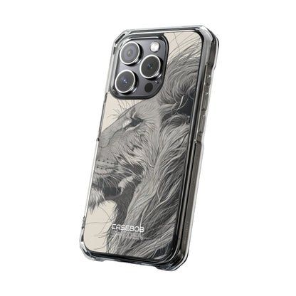 Majestic Lion Profile iPhone 15 - Impact Clear+