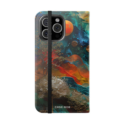 Solar Orbit Orange - iPhone 16 Max Cover - Pung