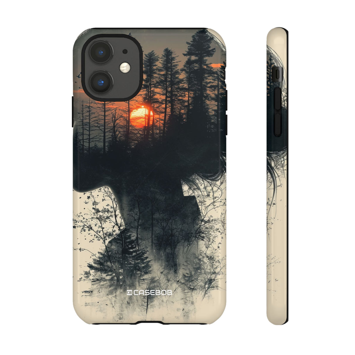 Tranquil Silhouette | Protective Phone Case for iPhone