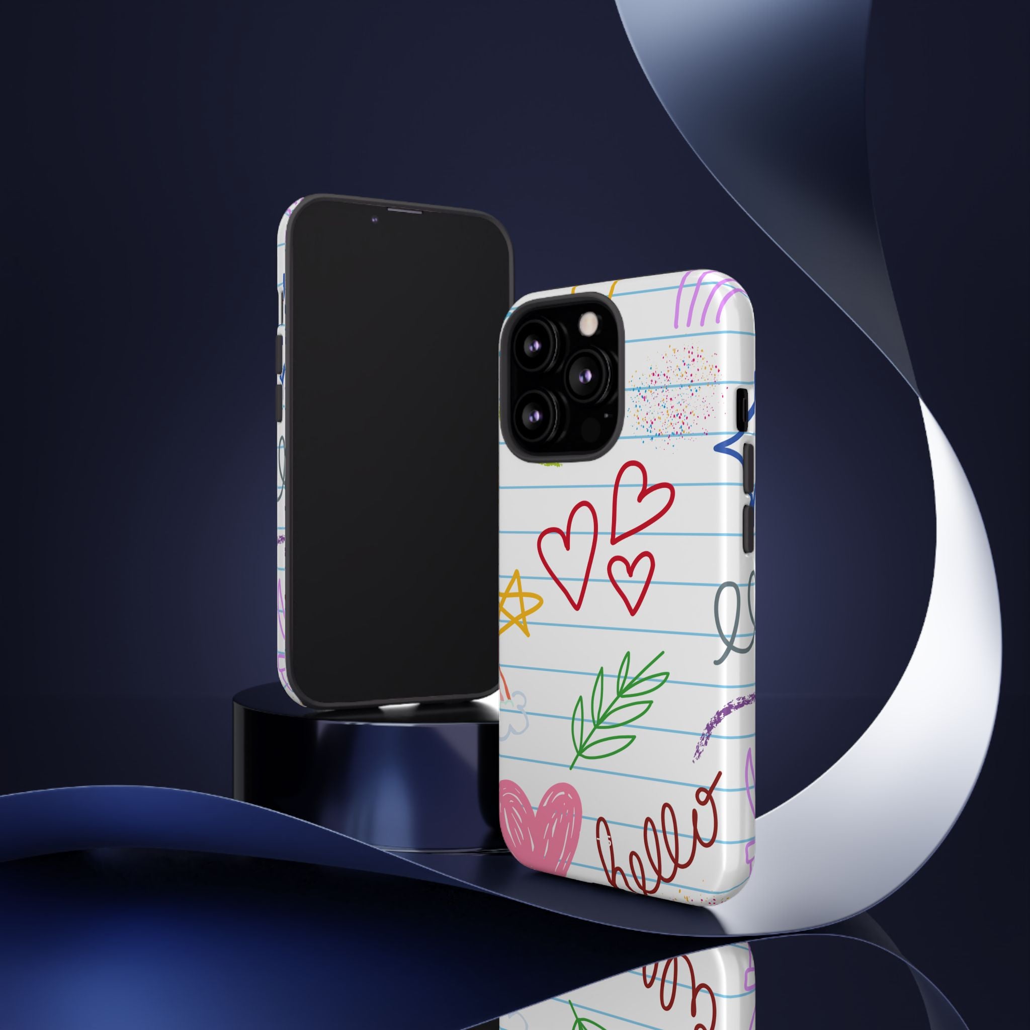 Hearts Dance Happily - iPhone Case