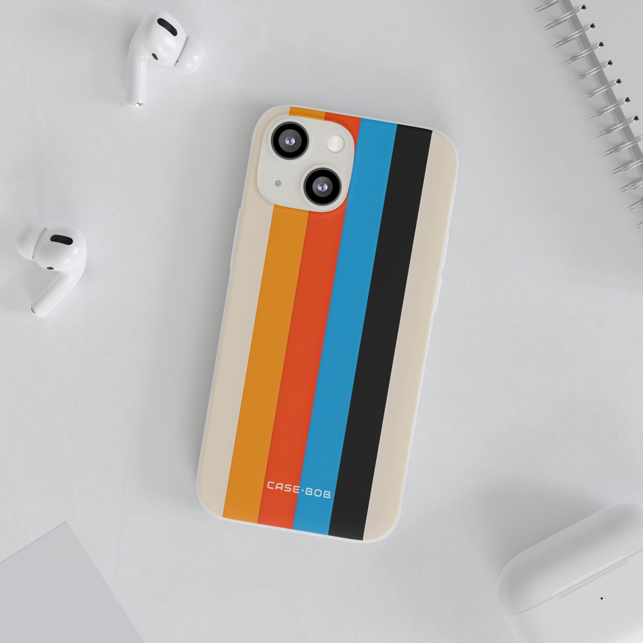 Vivid Stripe Harmony iPhone 13 mini Case - Soft