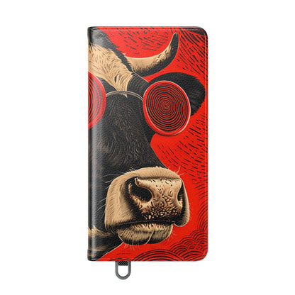 Spiral Cow Vision - Samsung S25 Ultra Case - Wallet
