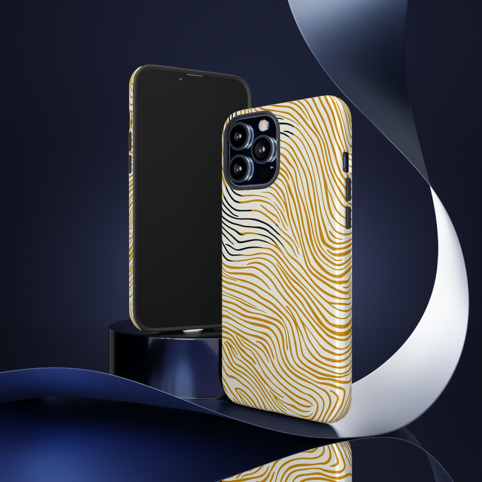 Linear Yellow Chic - Protective Phone Case