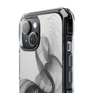 Fluid Elegance - Phone Case for iPhone (Clear Impact - Magnetic)