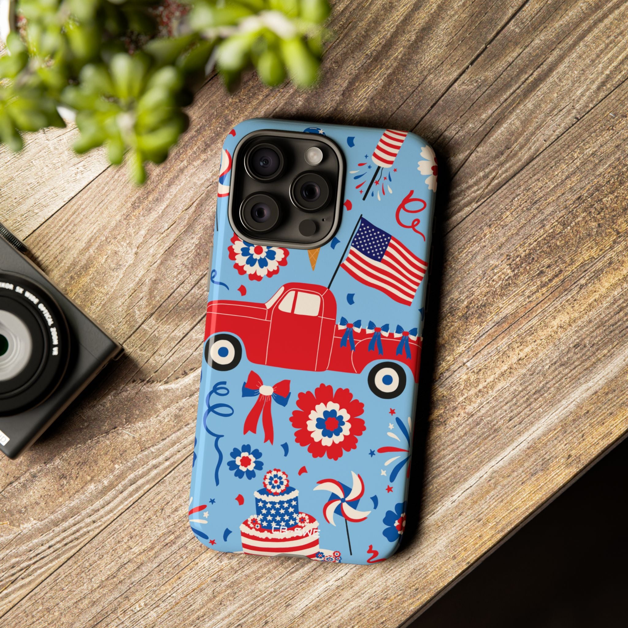 Festive Truck Parade - iPhone Case