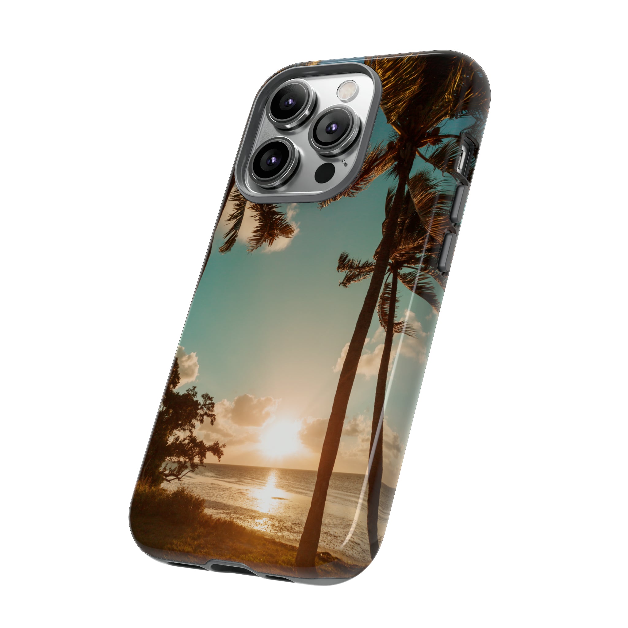 Sundown Palmtrees - Protective Phone Case