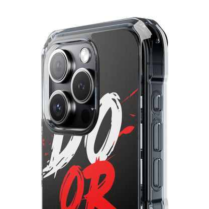 Intense Typography Contrast iPhone Case - Impact