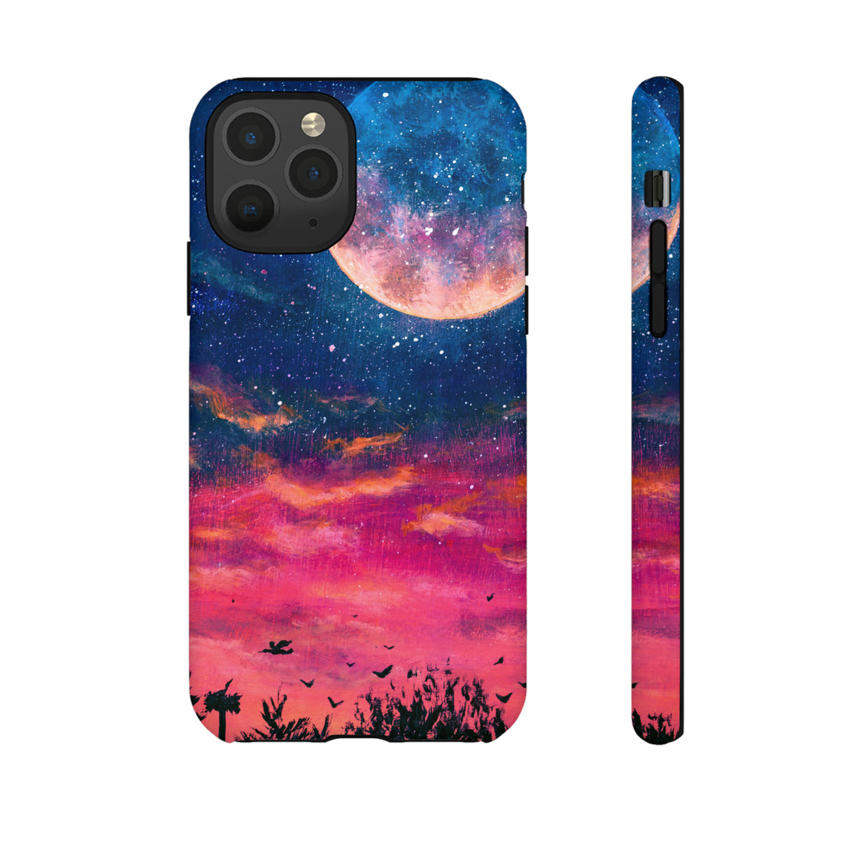 Oil painting - Big Planet - Protective Phone Case