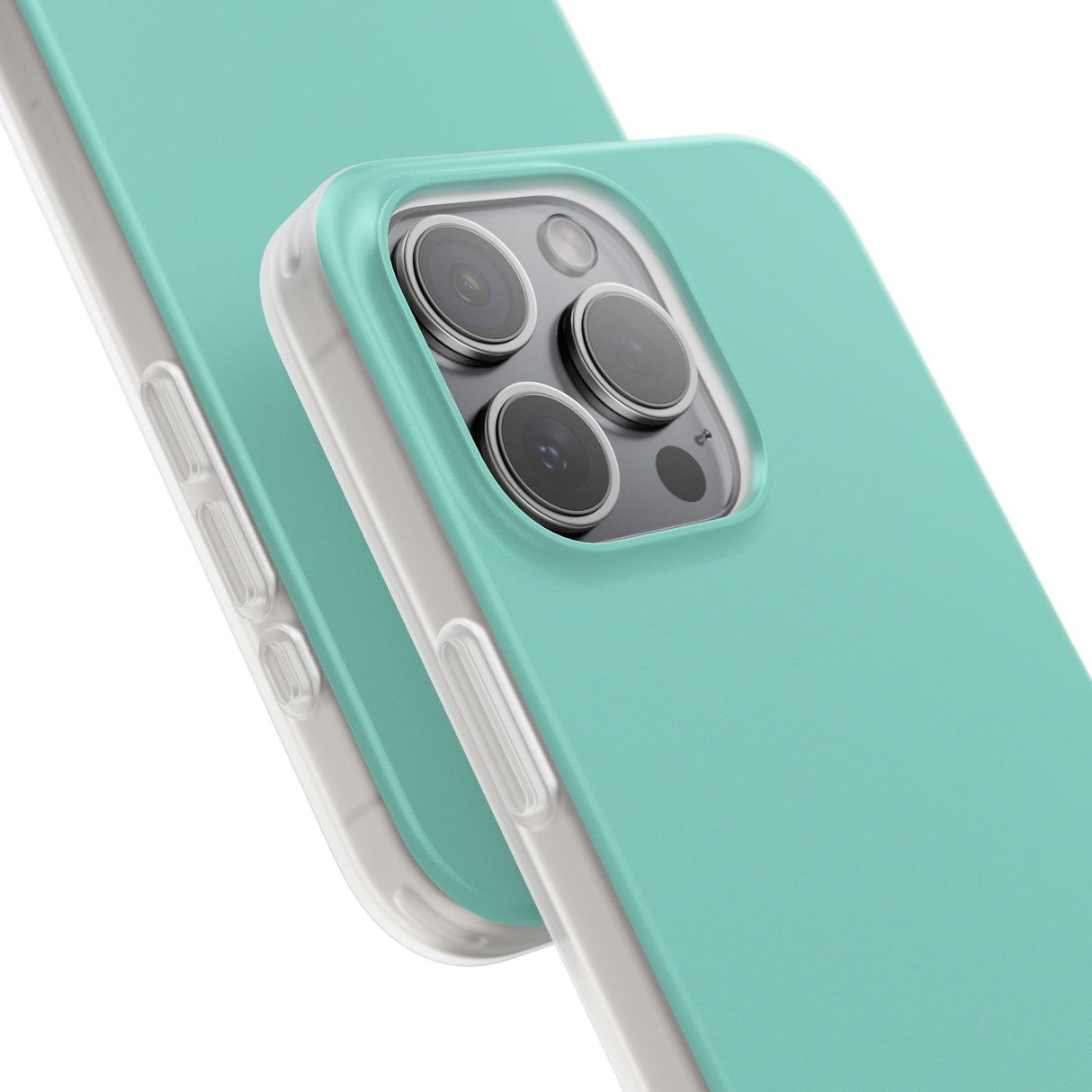 Middle Blue Green | Phone Case for iPhone (Flexible Case)