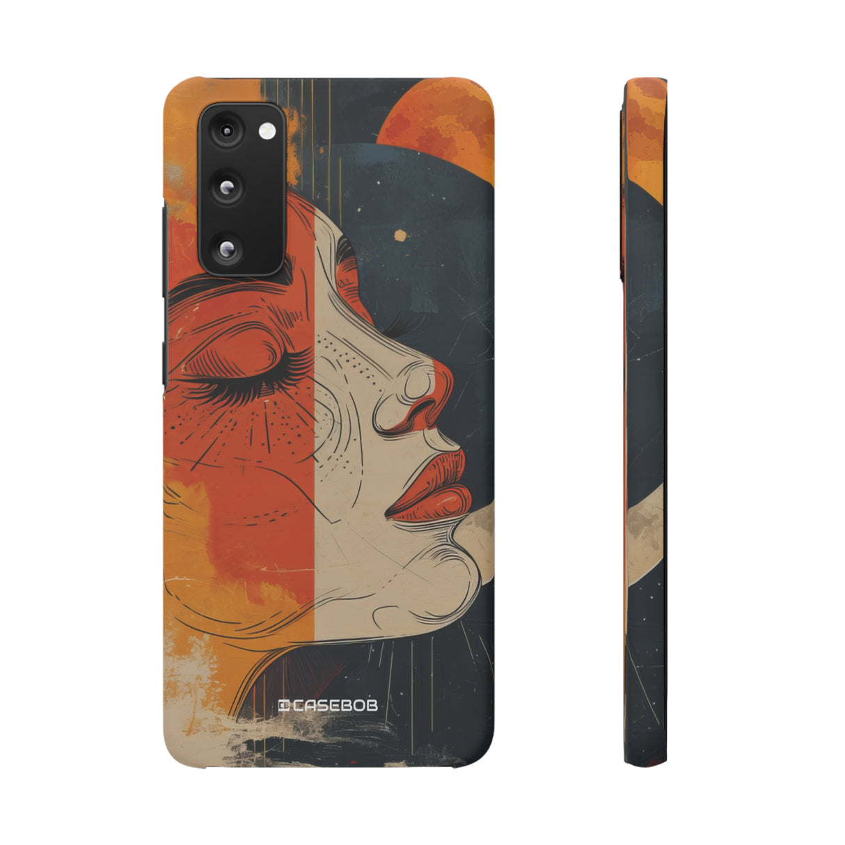 Celestial Duality | Slim Phone Case for Samsung