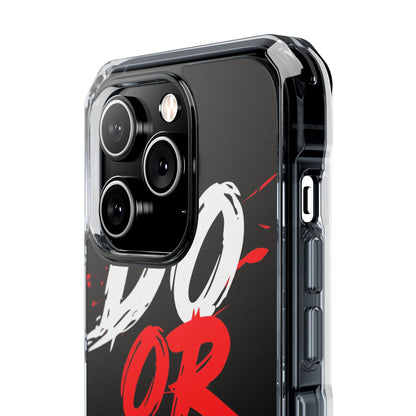 Intense Typography Contrast iPhone Case - Impact