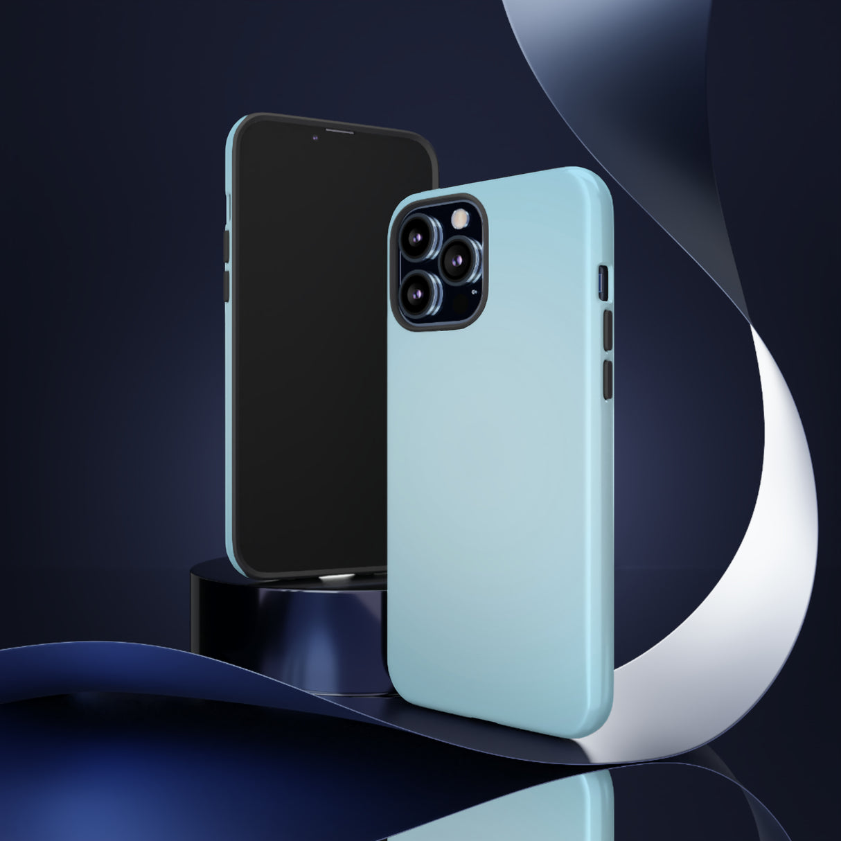 Gradient Light Blue - Protective Phone Case