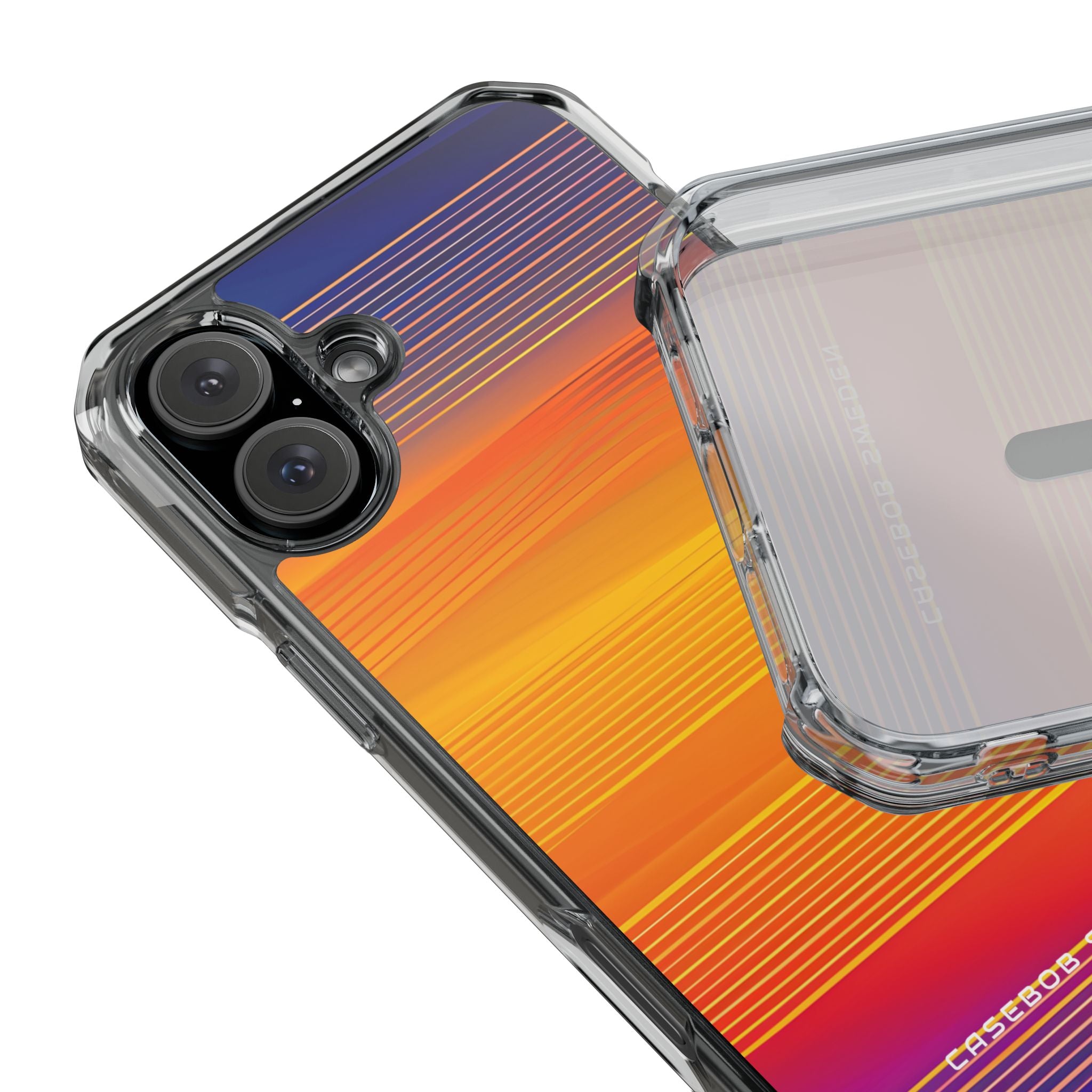 Gradient Sunset Flow iPhone 16 - Clear Impact Phone Case