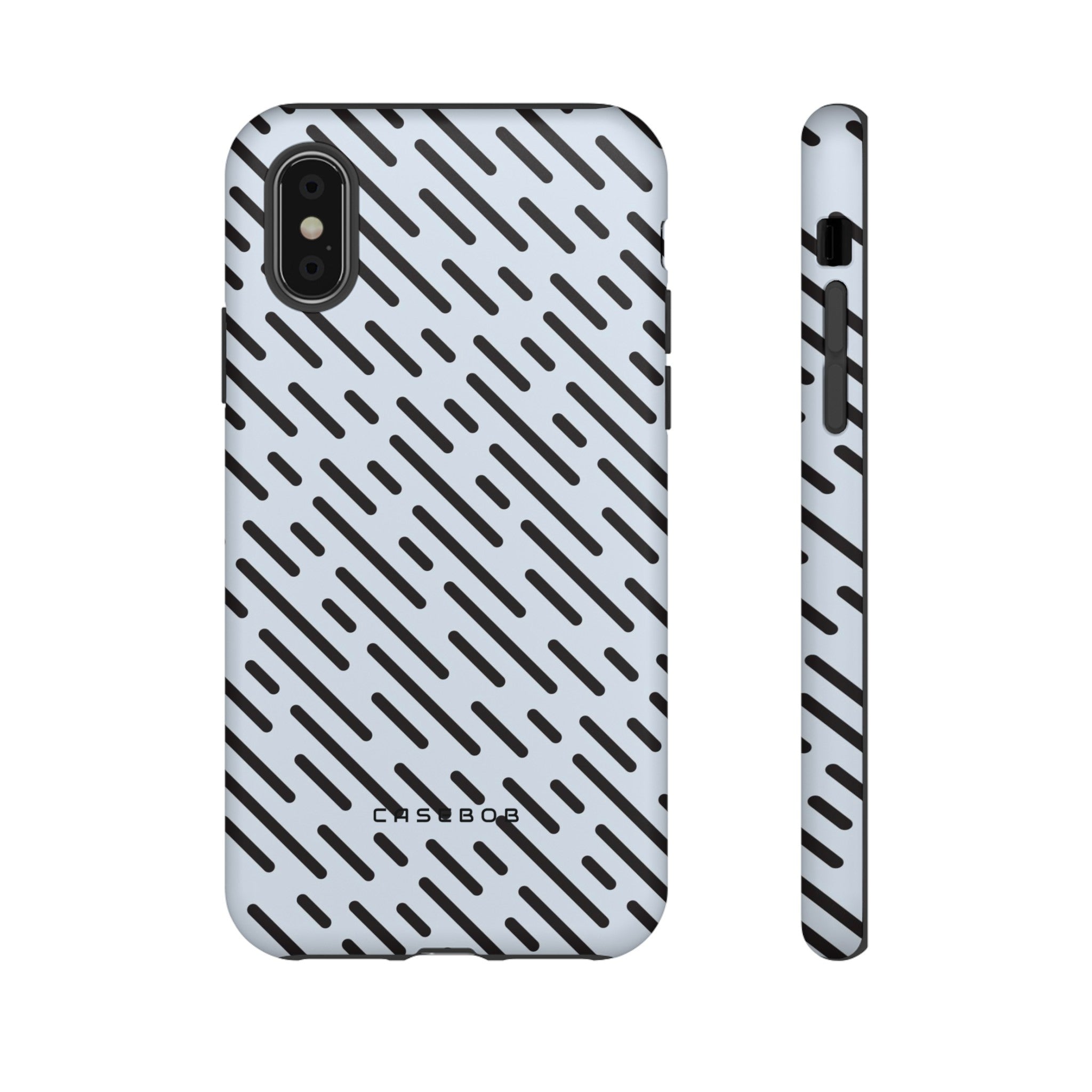 Monochrome Dash - Protective Phone Case