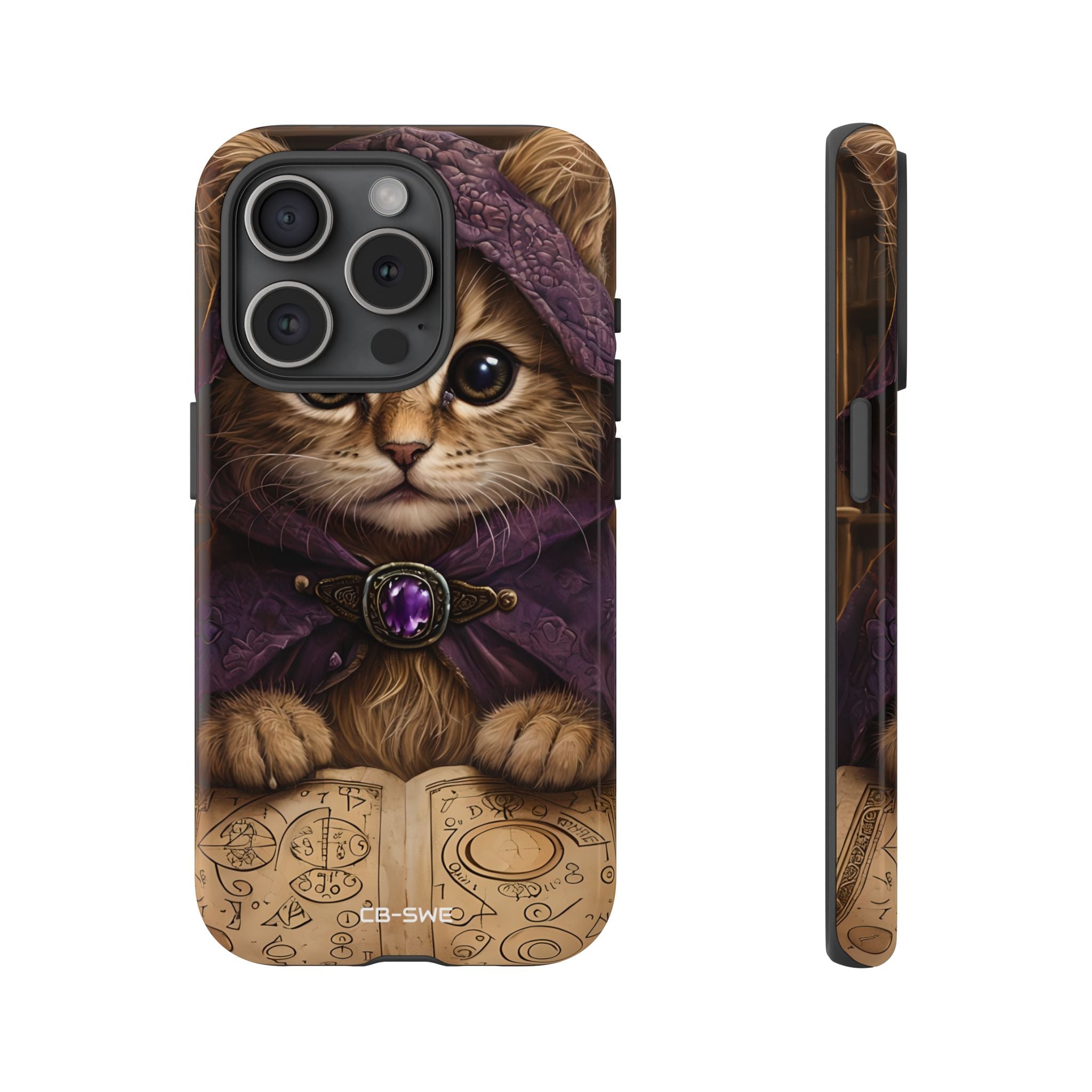 Mystical Wizard Cat - iPhone Case