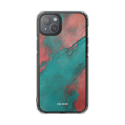 Turquoise Waves Dance iPhone Case - Impact