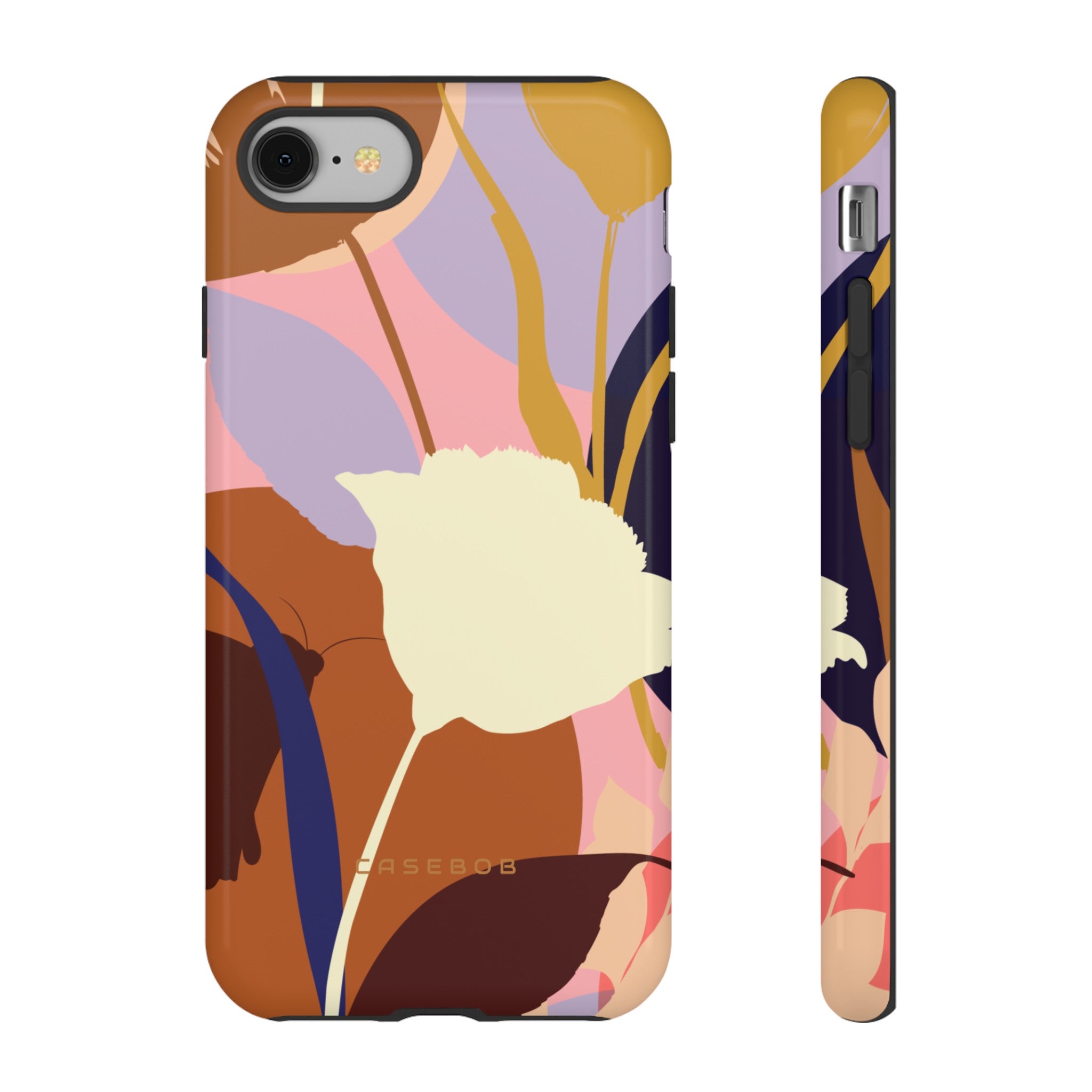 Summer Flower Silhouette iPhone case - Protective Phone Case