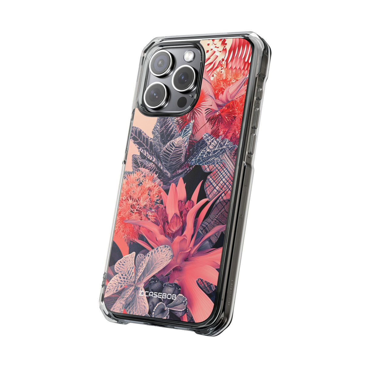 Living Coral Design | Handyhülle für iPhone (Clear Impact Case – magnetisch) 