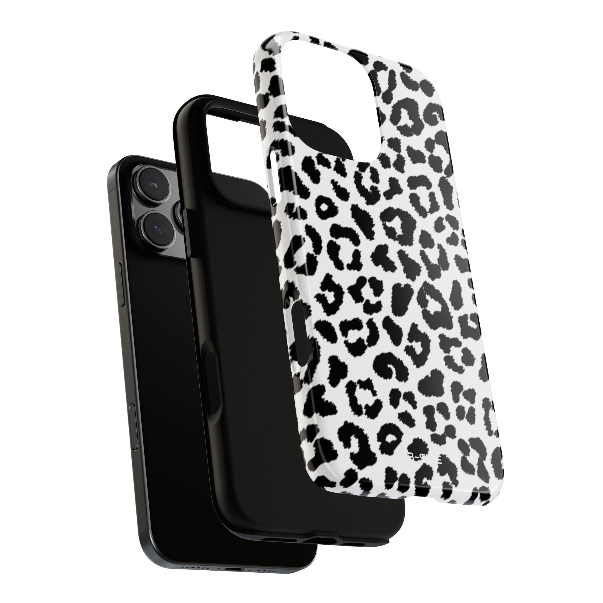 Monochrome Leopard Essence - iPhone Case