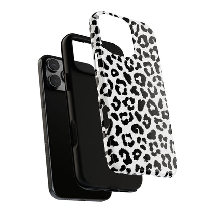 Monochrome Leopard Essence - iPhone Case
