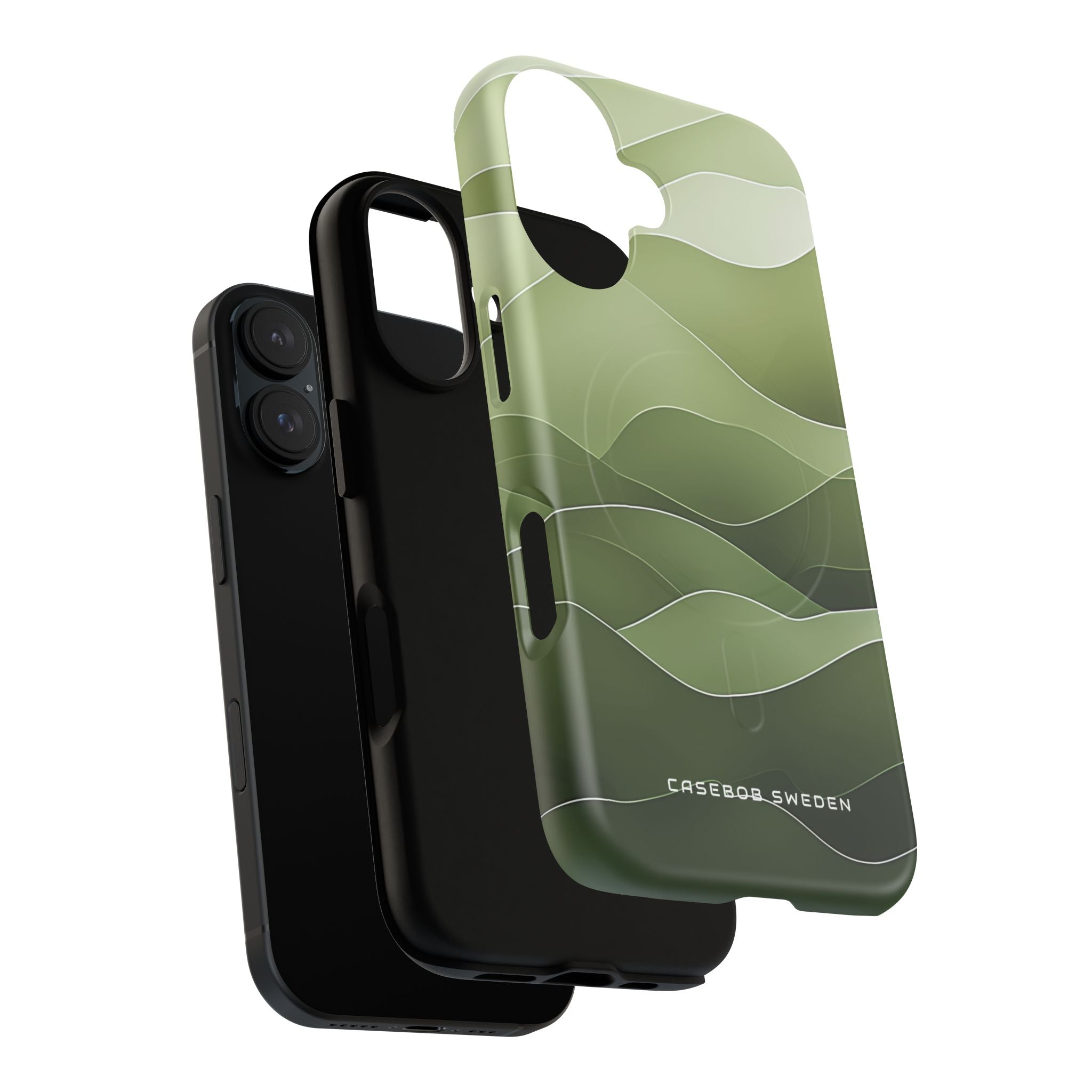 Gradient Emerald Drift iPhone 16 | Tough+ Phone Case