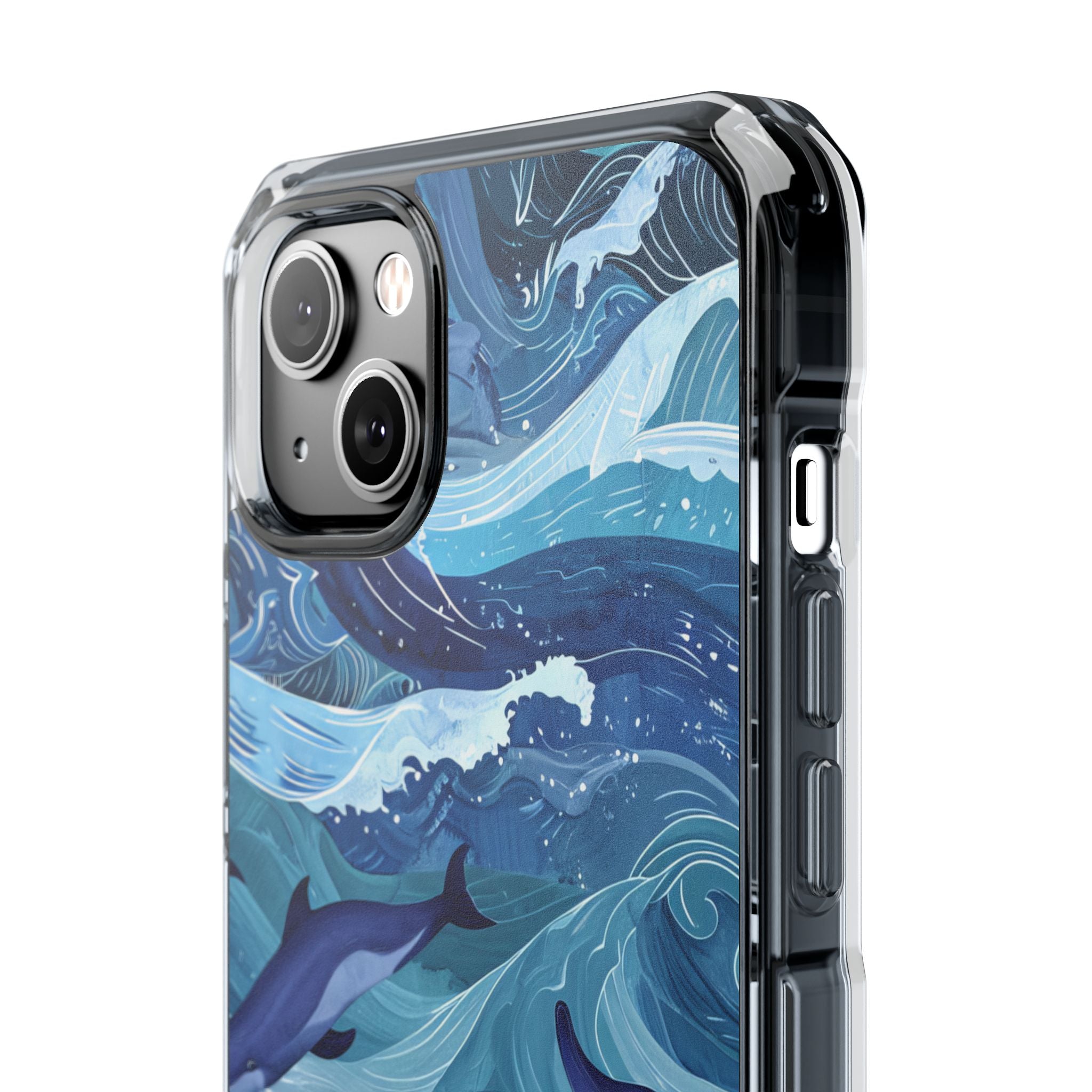 Dolphin Waves iPhone 14 Plus Case - Impact