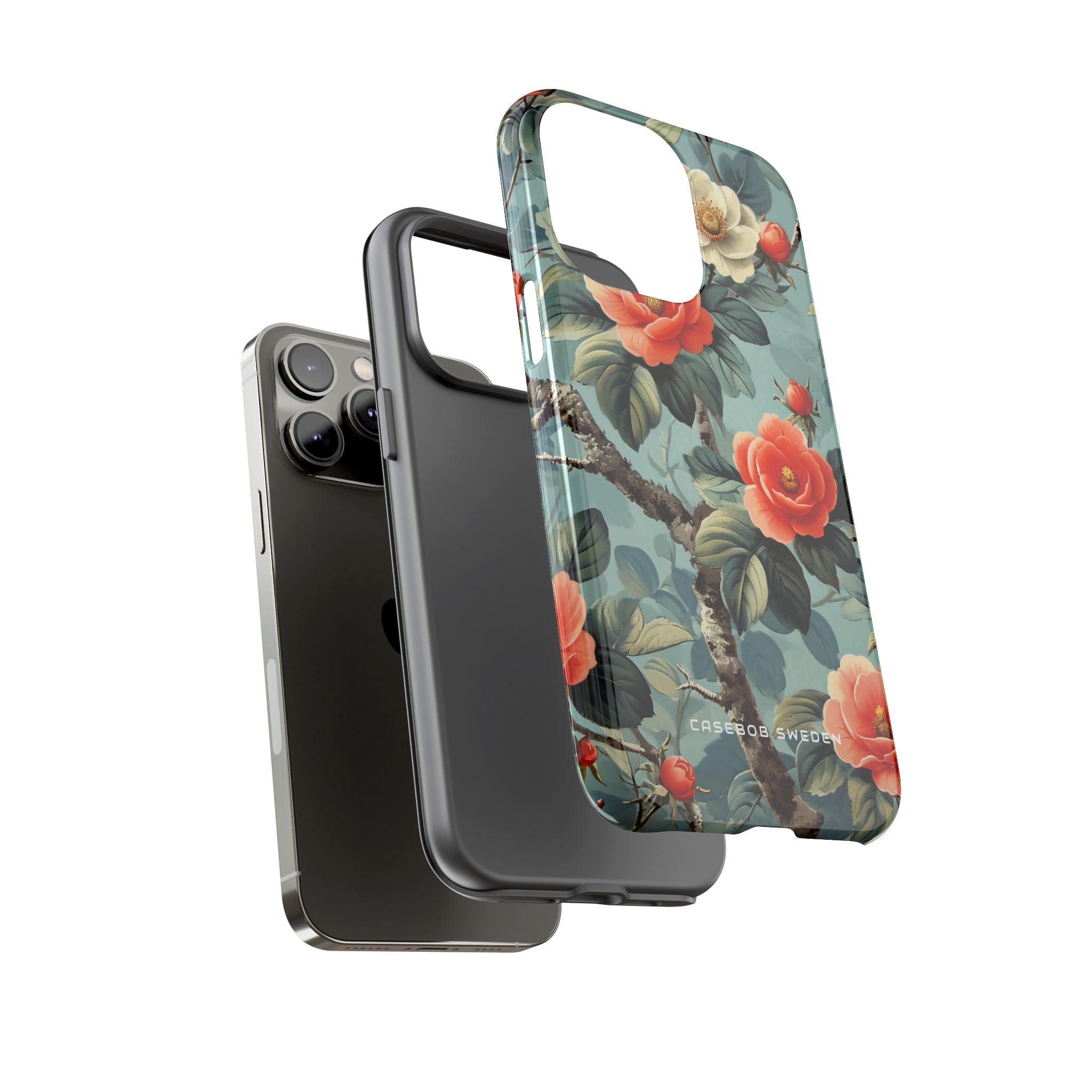 Vintage Floral Romance iPhone 14 - Tough Phone Case