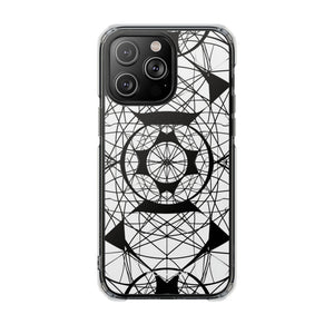 Geometric Hypnosis - Phone Case for iPhone (Clear Impact - Magnetic)