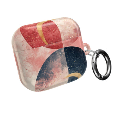 Golden Crescents Crimson - AirPods Case