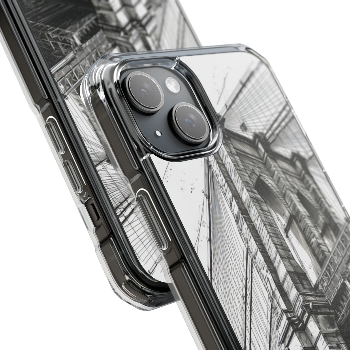 Timeless Architecture - Phone Case for iPhone (Clear Impact - Magnetic)