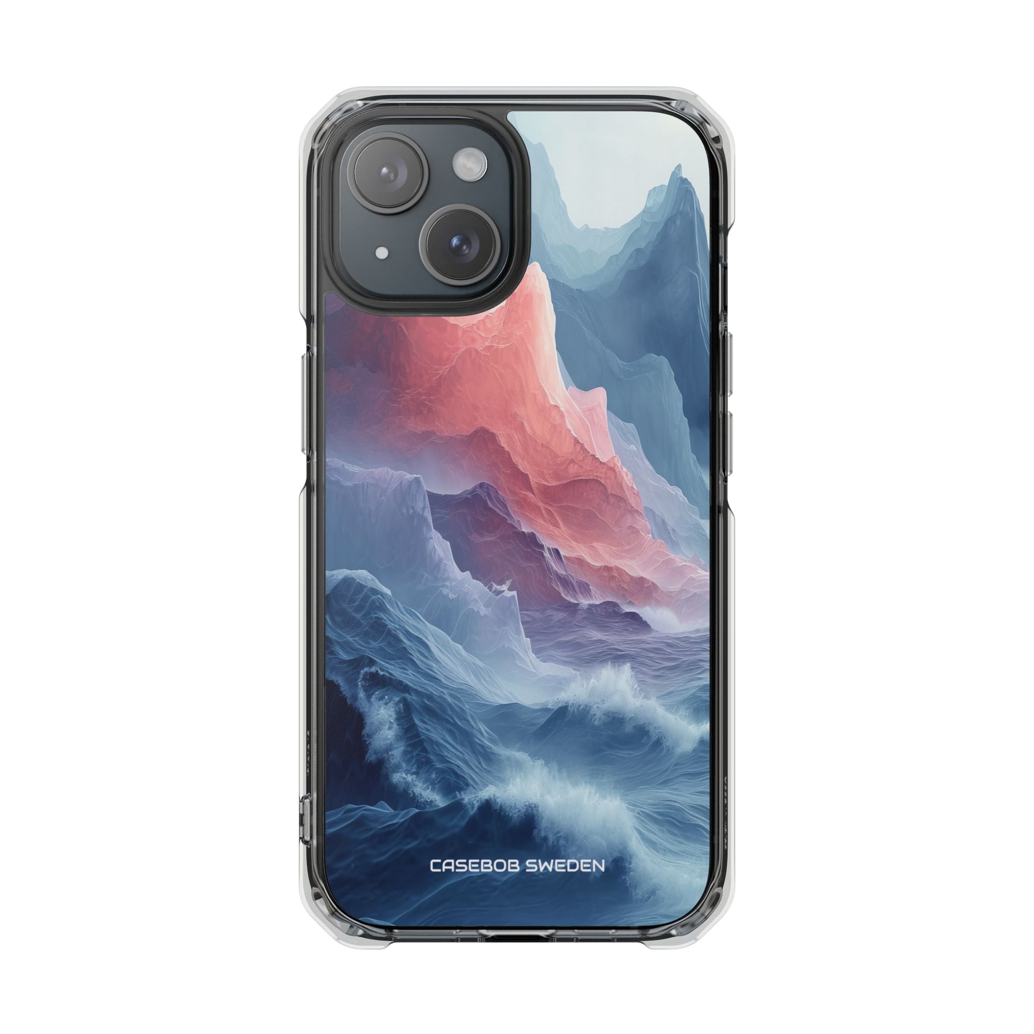 Mountain Wave Serenity - Clear Impact iPhone 15 Handyhülle