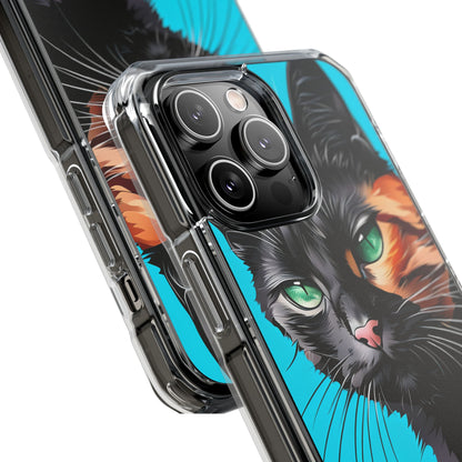 Curious Cat Stare iPhone Case - Impact