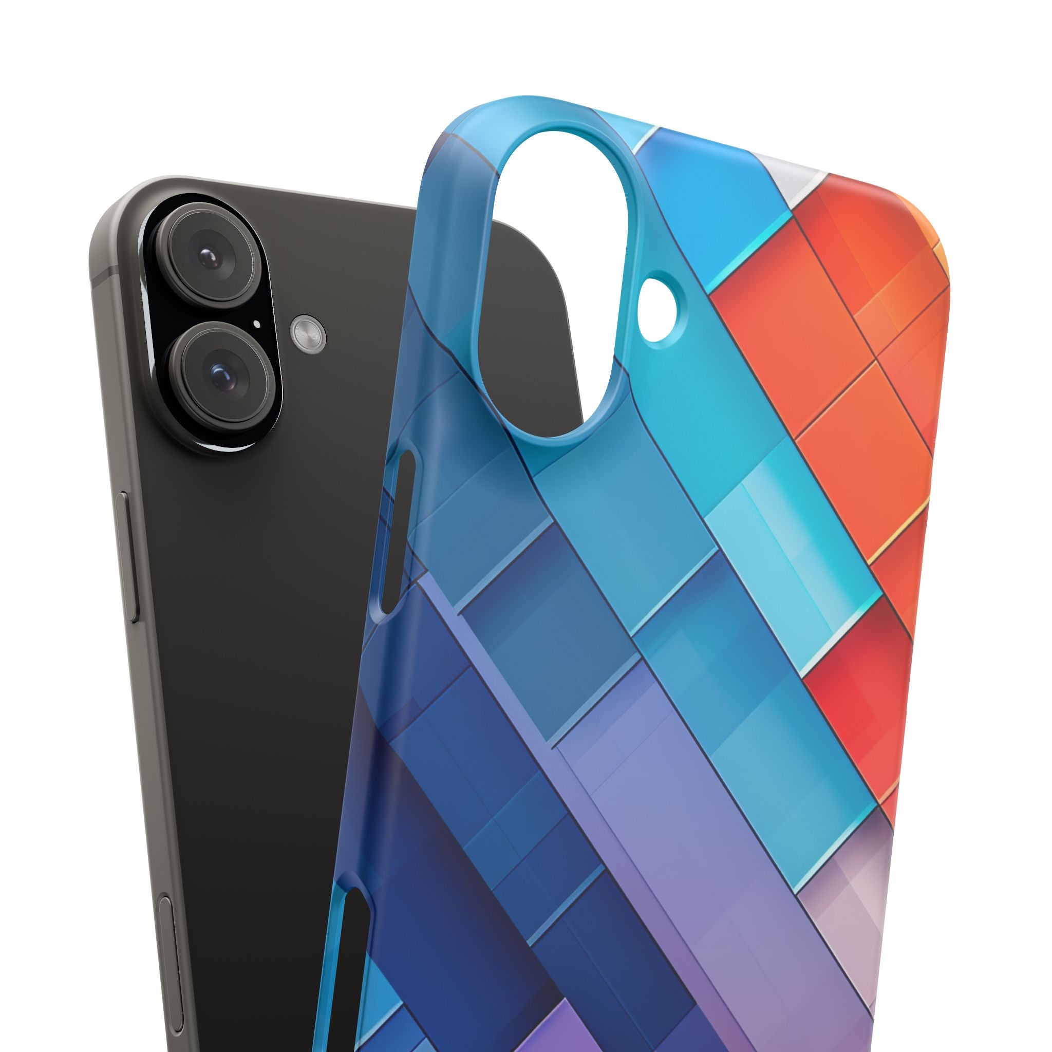 Vibrant GeoFlow iPhone 16 - Slim Phone Case