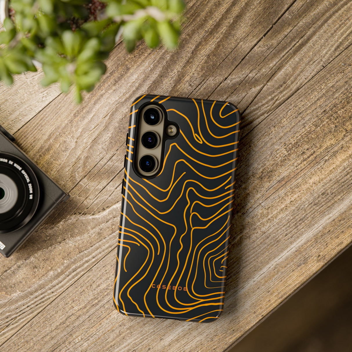 Linear Yellow Chic - Protective Phone Case