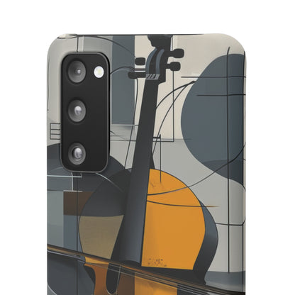 Cello Abstraction | Slim Phone Case for Samsung