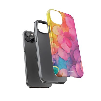 Vibrant Petal Fusion - iPhone Case