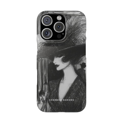 Timeless Elegance in Monochrome iPhone 16 - Slim Phone Case