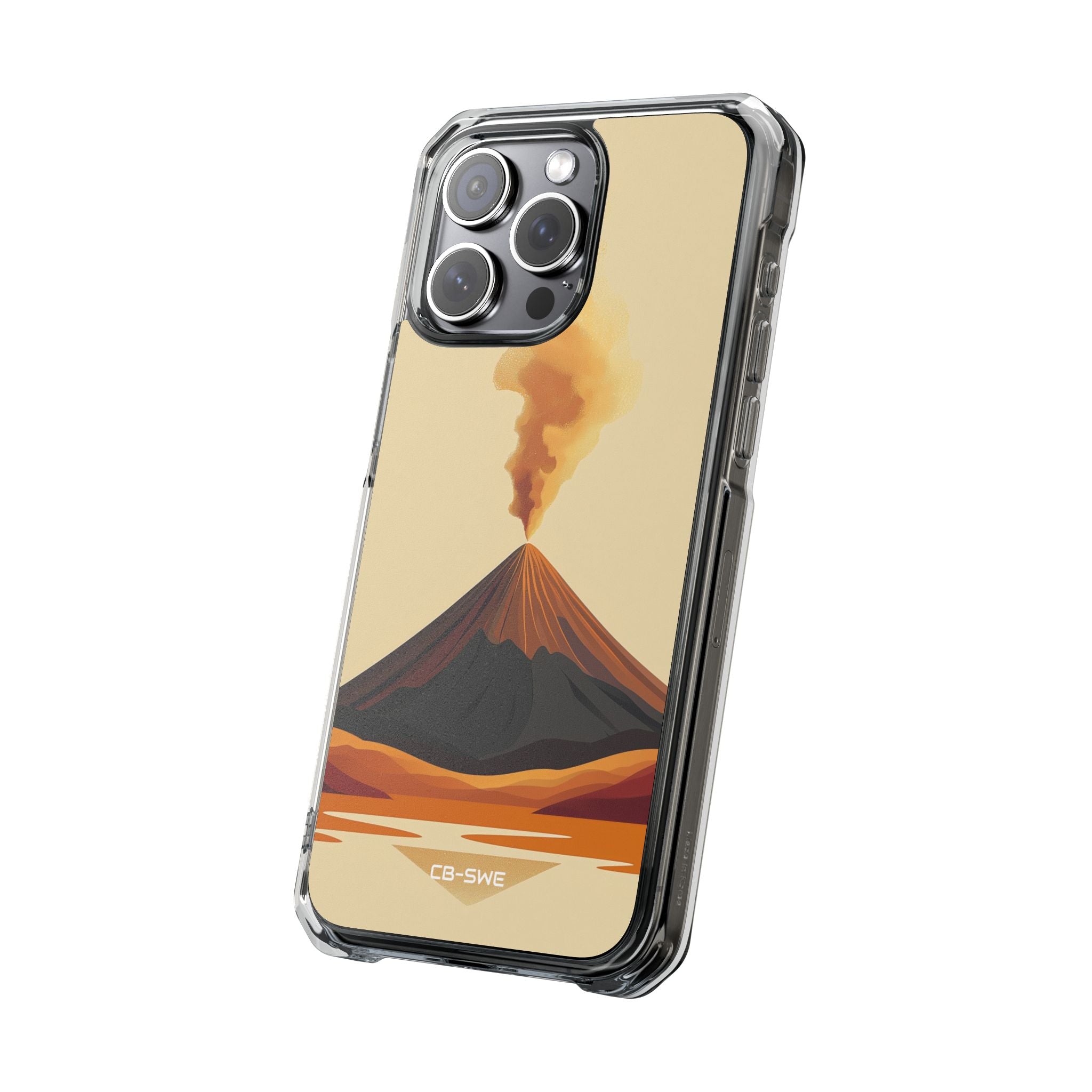 Volcano Erupts Brightly iPhone Case - Impact