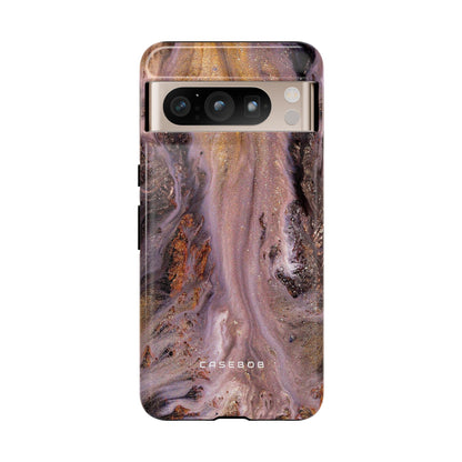 Pink Marble Ink Art - Protective Phone Case