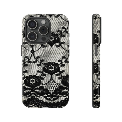 Lilrunge Gothic Flower - Protective Phone Case