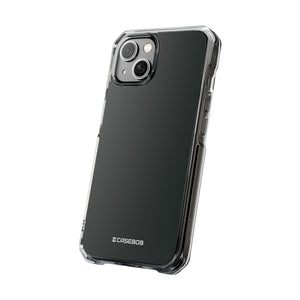 Dunkles Dschungelgrün | Handyhülle für iPhone (Clear Impact Case – magnetisch) 