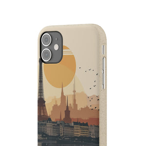 Parisian Sunset Serenity | Biodegradable Phone Case