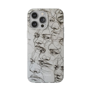 Ethereal Faces | Flexible Phone Case for iPhone