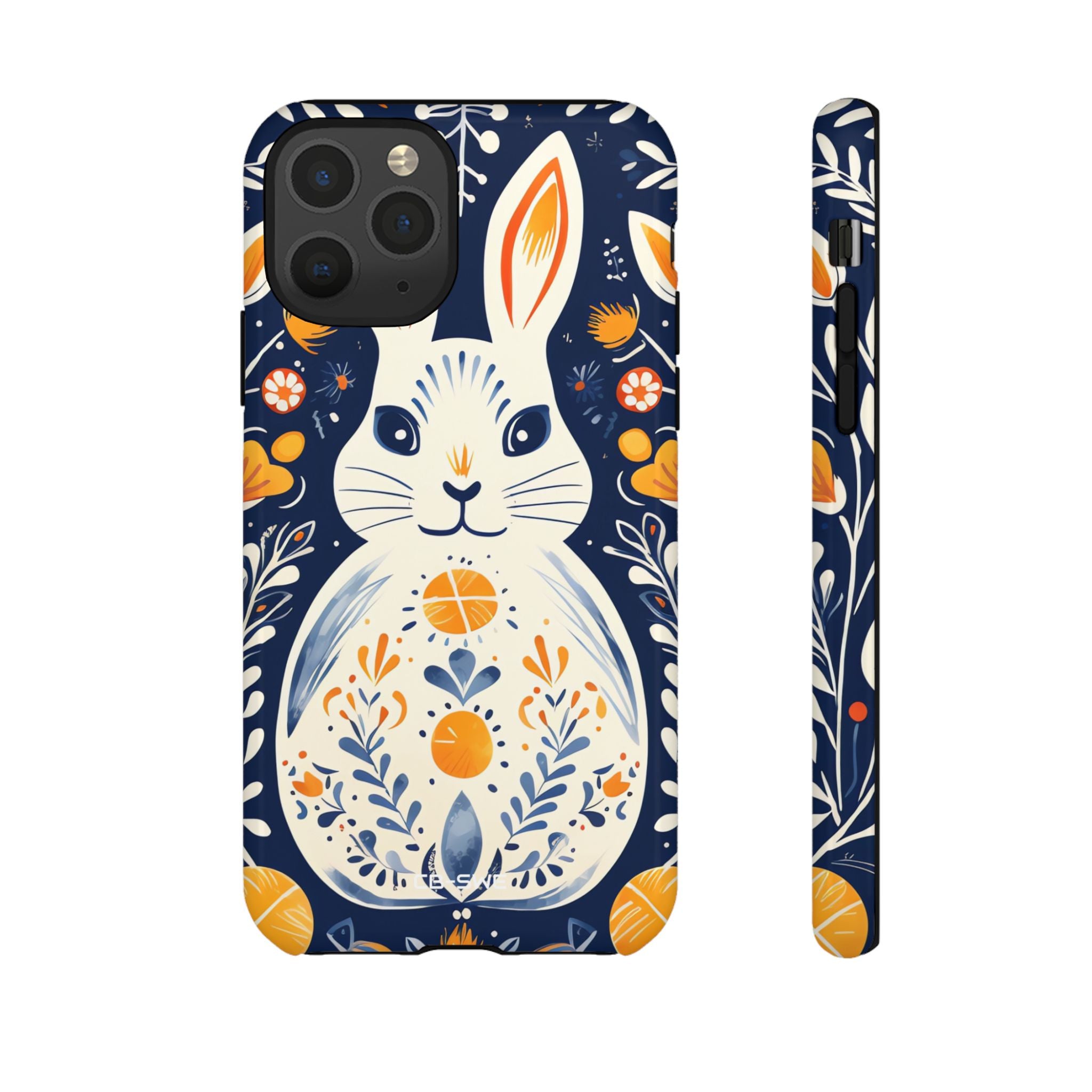 Floral Rabbit Joy - iPhone Case