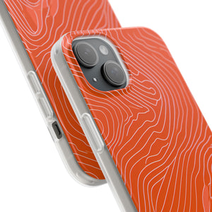 Pantone Tangerine  | Phone Case for iPhone (Flexible Case)