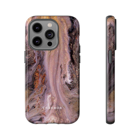 Pink Marble Ink Art - Protective Phone Case