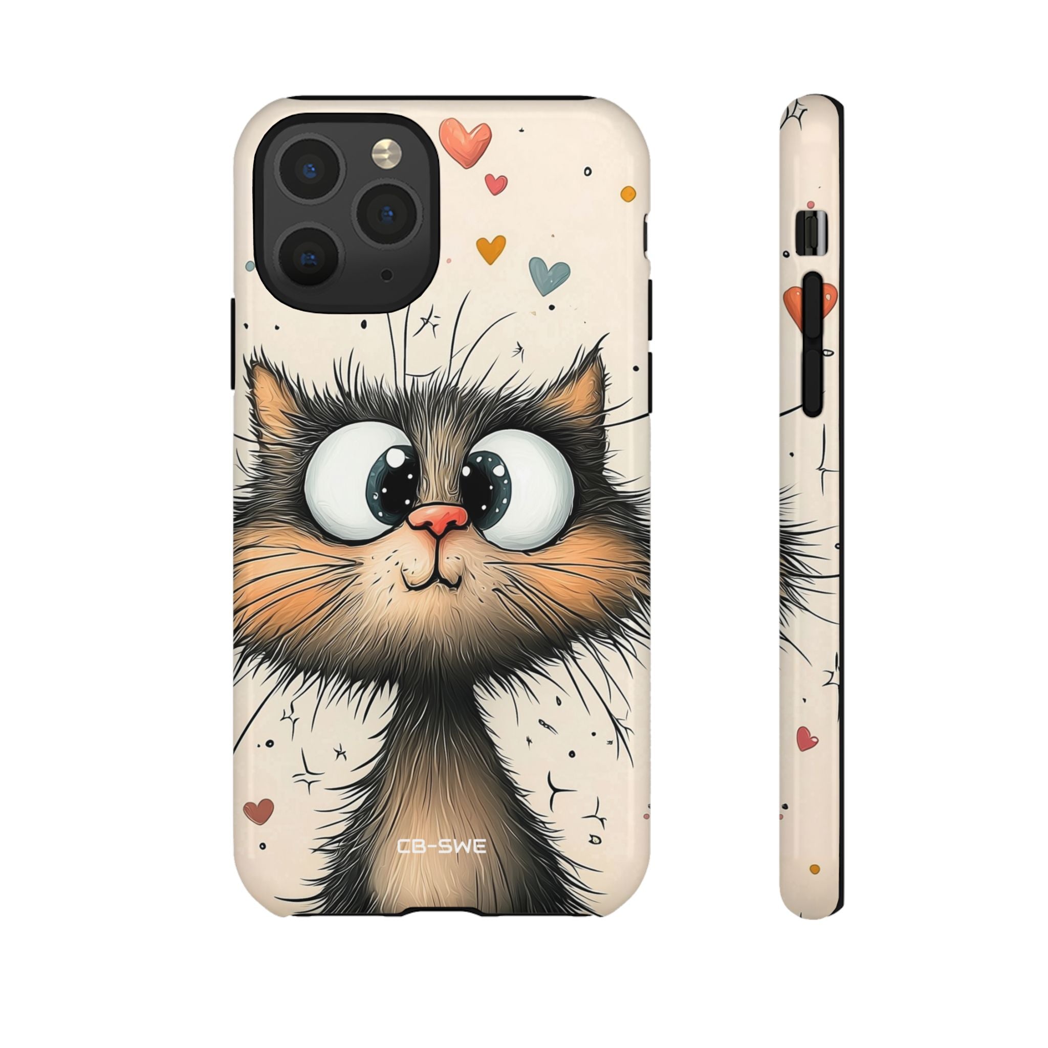 Whimsical Cat Smiles - iPhone Case