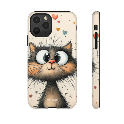 Whimsical Cat Smiles - iPhone Case